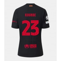 Camiseta Barcelona Jules Kounde #23 Segunda Equipación Replica 2024-25 mangas cortas